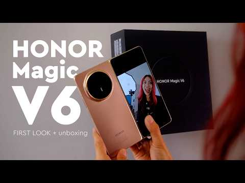Honor Magic V6 unboxing + FIRST LOOK
