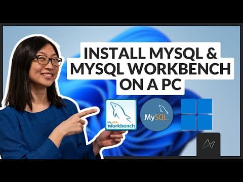 How to Install MySQL & MySQL Workbench on a PC