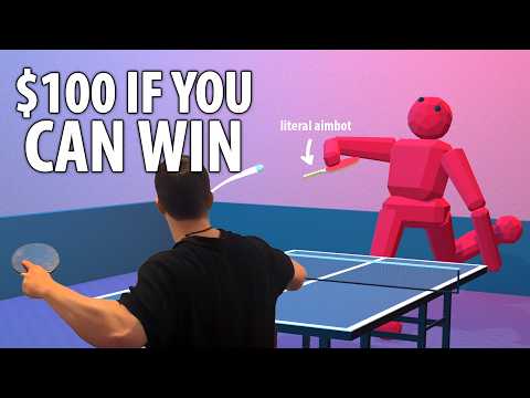 Table Tennis AI vs. REAL people