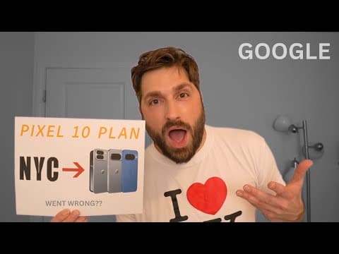 Google Pixel 10 Pro: NYC Launch Day Went WRONG + CAMERA Test