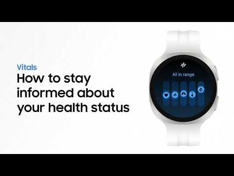 How to monitor your body signals with Vitals | Galaxy Watch9 | Samsung