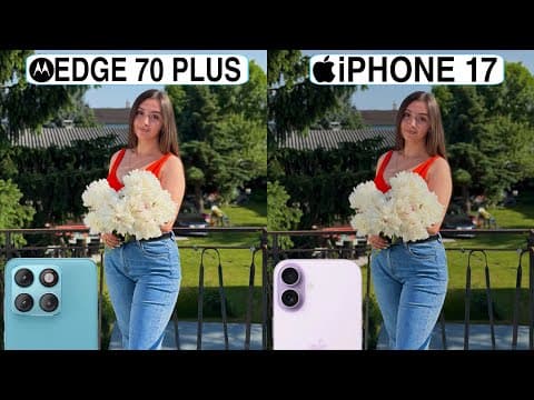 Motorola Edge 70 Plus Vs iPhone 17 Camera Test Comparison