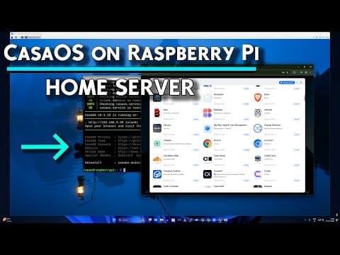 CasaOS Raspberry Pi 4 Tutorial – Home Server Made Easy