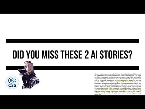 Did you miss these 2 AI stories? A *Real* LLM-crafted Breakthrough + Continual Learning Blocked?