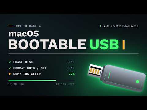 How to Create macOS Bootable USB Installer (EASY Method)