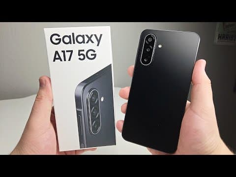 Samsung Galaxy A17 5G Unboxing, Hands-On & First Impressions! (Black)