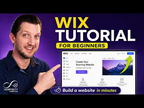 Wix Tutorial for Beginners 2026 - Build a Website in Minutes