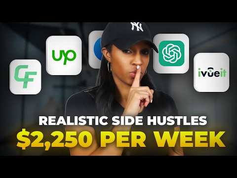 5 EASY Side Hustles for Beginners (Your Search ENDS TODAY!)