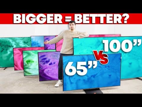 Bigger TV vs Smaller Size: Does Going Huge Actually Look Better?