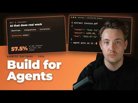 Build Software & System AI Agents Can Use - Not Just Chatbots