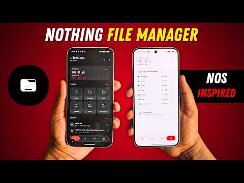N Files: The Best Nothing OS-Inspired File Manager for Android? 🔥