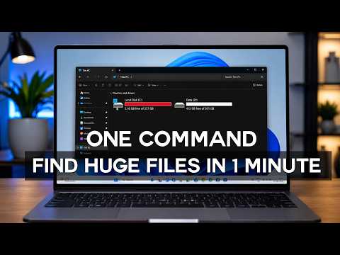 Find Huge Files on Windows in 1 Minute(JUST One Comand)