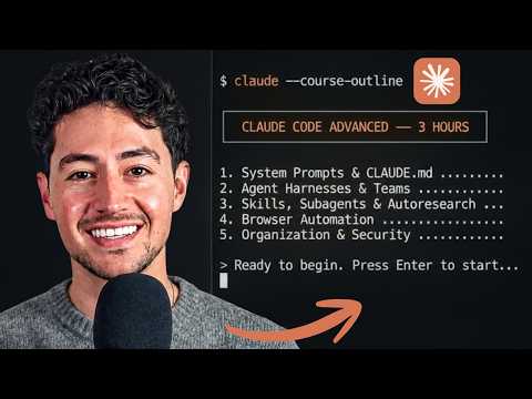 CLAUDE CODE ADVANCED COURSE — 3 HOURS