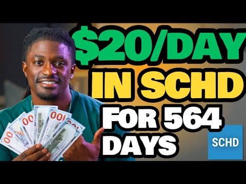So I Invested $20 💰  Into SCHD Every Day For 564 Days and This Happened!!!!
