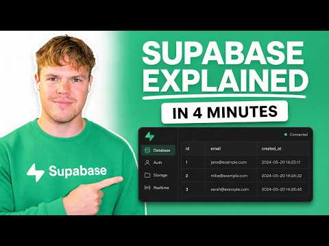 Supabase Explained in 4 Minutes (for beginners)