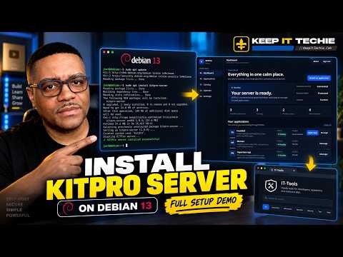 How to Install KITPro Server on Debian 13 | Full Setup Demo