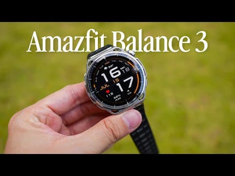 Amazfit Balance 3 First Look: Big is Better? Ultimate All-Rounder Smartwatch?