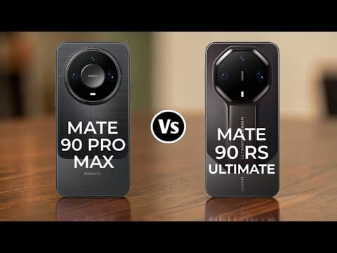 Huawei Mate 90 Pro Max Vs Huawei Mate 90 RS Ultimate