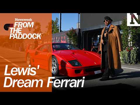 Lewis Hamilton Steals the Show with Ferrari F40 Arrival at Italian GP