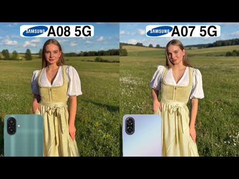 Samsung Galaxy A08 5G Vs Samsung Galaxy A07 5G Camera Test Comparison