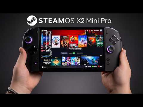 SteamOS On Strix Halo! ONEXPLAYER X2 Mini Pro Is A Monster