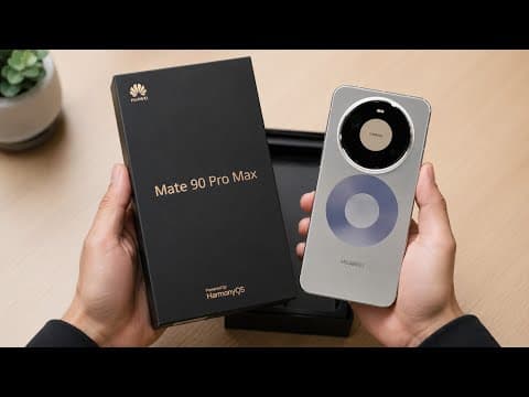 Huawei Mate 90 Pro Max - Biggest Upgrade In Years!