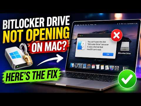 BitLocker Drive Not Opening on Mac? Here's the Fix (2026)