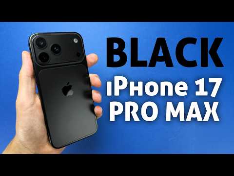 Black iPhone 17 Pro Max