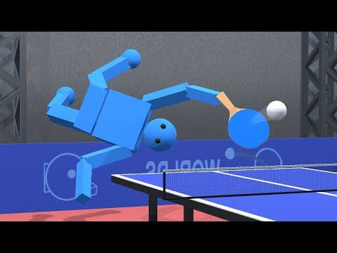 AI Plays Table Tennis