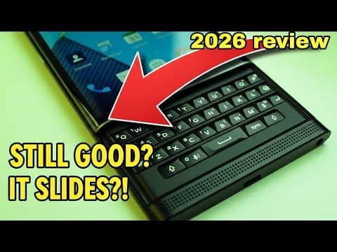 I used the Blackberry Priv in 2026.... And im not mad.