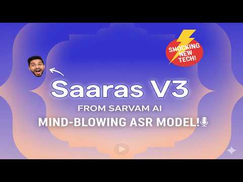 SaarasV3 Next Generation Indic Languages Speech Recognition model beats Gemini 3 Pro
