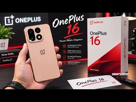 The OnePlus 16 Is Finally Here – Here's What You Need To Know