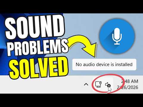 FIX "No Audio Device Installed or Found" in Windows 10/11 (2026 NEW*)
