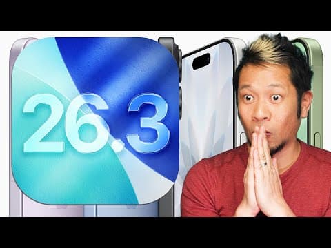 iOS 26.3 - What's New? Plus, M5 MacBook Pro Chips Revealed!