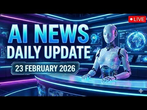 AI News Daily Update (23 February 2026)