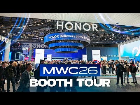 I Tested Honor's Craziest Tech at MWC 2026 (Robot Phone, Magic V6, MagicPad 4)
