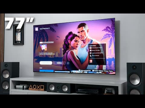 The NEW 77" LG G6 OLED: Unboxing, Setup + Impressions