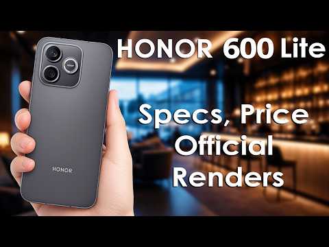Honor 600 Lite FULL Leak – Specs, Price & Official Renders, Launch Imminent