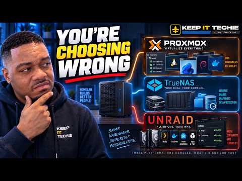 Proxmox vs TrueNAS vs Unraid: Which One Should You Actually Use?