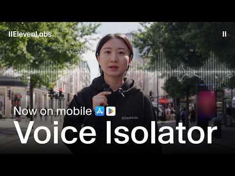 Voice Isolator now on ElevenLabs mobile app