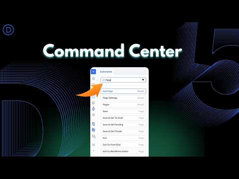 How The Command Center Changes The Divi 5 Workflow