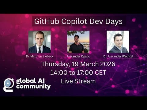 GitHub Copilot Dev Days