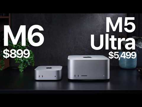 NEW M6 Mac Mini & M5 Ultra Mac Studio