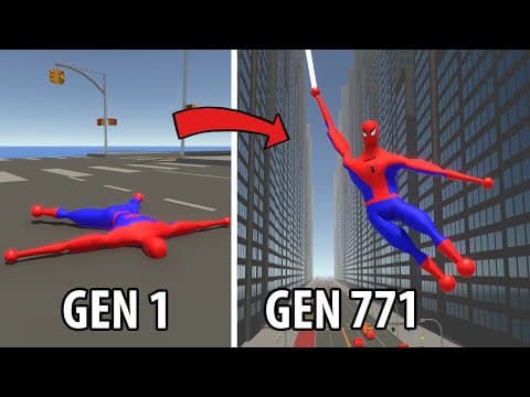 AI Learns To Swing Like Spiderman