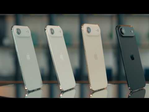 iPhone Air in All Colors: Sky Blue, Cloud White, Gold & Space Black!