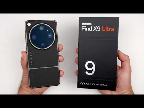 OPPO Find X9 Ultra Unboxing & Hands-On: Built-in 10x Teleconverter!