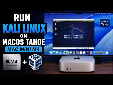 Kali Linux VM Install on MacOS Tahoe ( Mac Mini M4 )