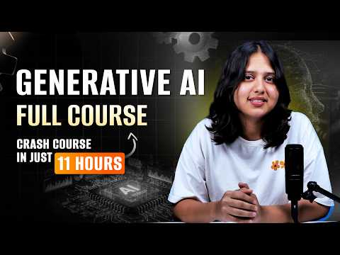 Learn Generative AI Full Course Free  | Gen AI Crash Course 2026 | Intellipaat
