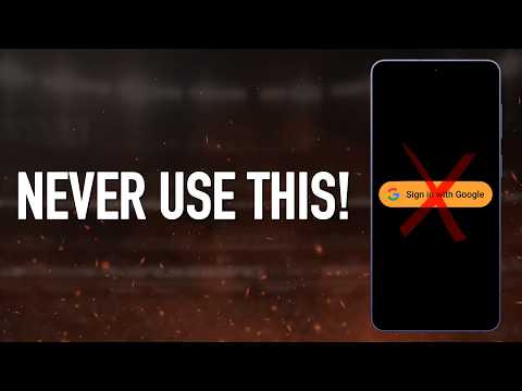 Sign In with Google: Why you should AVOID this!