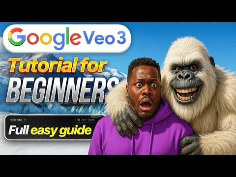 Google Veo 3 Tutorial for Beginners - How To Make Realistic Videos With AI (A Step by Step GUIDE)